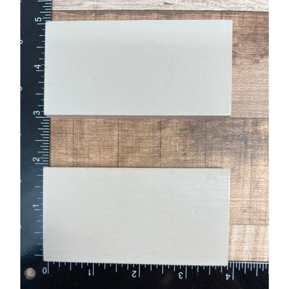 Cat's Meow Vintage-Inspired Wooden Ice Cream & School Bus Blocks - Picture 2 of 2